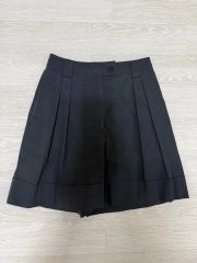 AD2011 12SS シルクウールギャバ2タックワイドショーツ 黒 - メルカリ
