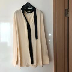 MACHATT  タイドッキングシャツ（ホワイト） マチャットmachatt 完売品 タイドッキングシャツ ホワイト×ブラック