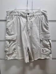 ZARA アイボリー カーゴ ハーフパンツ サイズ 31