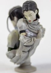 佐渡島のお土産物／たらい舟に乗った少女。【顔が割れています