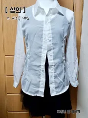 中古 トップス シースルー シャツ / 白