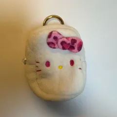 Sanrio ピンク ヒョウ柄 レオパード ギャル Hello Kitty(ハローキティ) ポーチ キーホルダー