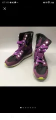 デサント レディース プレミアム ブーツ PURPLE ブラック-(240)新品に近いですのサムネイル