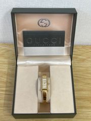 □グッチ GUCCI 1500L レディース時計 シェル文字盤 稼働品 電池交換