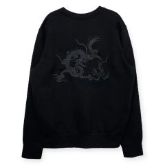 新品☆ダンスウィズドラゴン タック ジャガード セーター☆黒☆XL