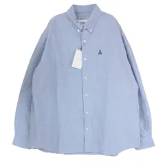 SOPHNET. ソフネット 26SS SPNT-260002 CHECK PANELED B.D SHIRT オンブレチェック切り替え ボタンダウン シャツ ブルー系 4【新古品】【未使用】【中古】のサムネイル