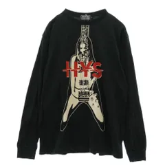 HYSTERIC GLAMOUR ヒステリックグラマー 25AW 02253CL19 FLYING V 長袖 ロングスリーブ Tシャツ カットソー ロンT L【中古】