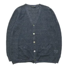 Brooks Brothers ブルックスブラザーズ リネン メランジ Vネック カーディガン ダークネイビー系 L【中古】のサムネイル