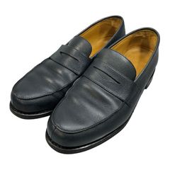 JOHN LOBB ジョンロブ 黒 スエード ローファー 11 約29cm 箱付 - メルカリ