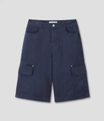 マディソンブルー タグ付未使用 人気ファティーグショーツ 夏 ネイビー