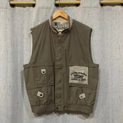 UPS Freight ロゴ刺繍 ワークベスト 中綿ベスト 3XLT ブラウン - メルカリ