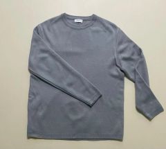 Gran Sasso グランサッソ ジャカードコットンニット 50 ブルー - メルカリ