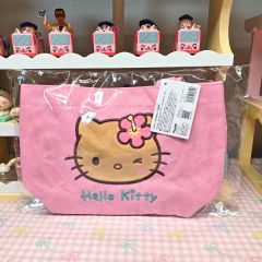 ラフィアライクトートバッグ【ONLINE限定カラーピンク】サンリオハウス
