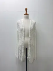 メッシュレディースサマーニットカーディガン