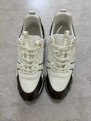 SK020 CHANELシャネル ココマークレザーメッシュローカット サイズ43 