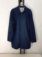 THE NORTH FACE ザノースフェイス ロングウィンドブレーカー 白ラベル ライマン ドライイベント ステンカラーコート ネイビー xl