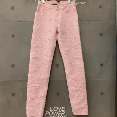 30 ジバンシィ ジバンシィ デストロイ スリムフィット パンツ ピンク-H061106のサムネイル