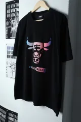 (XL) NBA エンヴィー NBA Tシャツ シカゴ ブルズ オールドスクール-1435B