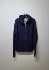Ralph Lauren ポロ ケーブル ニット ジップアップ S(95) ユニセックス