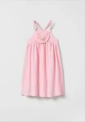 ザラキッズ フラワー ストラクチャー ワンピース ピンク 13-14y 新品