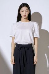 最終価格 Yori タックショルダーカットソー 36 - メルカリ