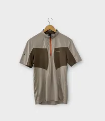 モンベル ハーフジップ 登山 Tシャツ M