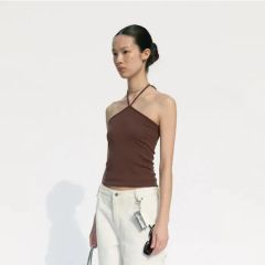新品H BEAUTY&YOUTH コットンリブ アシンメトリータンクトップ - メルカリ