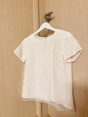 クラブモナコ レイ オーガンザ ブラウス Sのサムネイル