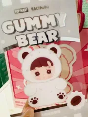 ポップマート ハチププ ゼリーベアシリーズ ぬいぐるみ キーホルダー シークレット ラテゼリー