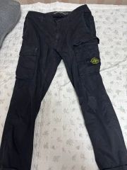 Stone Island カーゴパンツ W29 ブラック - メルカリ