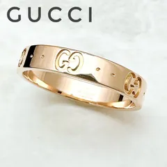 人気🌟GUCCI アイコン ピンクゴールド リング 20 約19号 Uのサムネイル