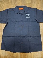 新品タグ付】M.W.S. ボウリングシャツ M 黒 日本製 - メルカリ