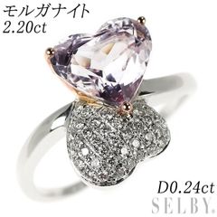 情熱的な赤！ 2ct ルビー ハート型 ミステリーセッティング K18 リング