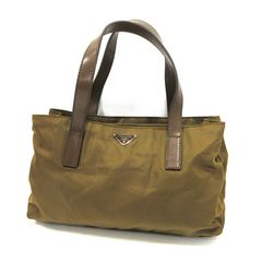 ✨激レア✨PRADA ハンドバッグ ナイロン サフィアーノレザー ベージュ