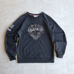 希少 pelle pelle ペレペレ ブラックパンサー 刺繍 スウェット XL 