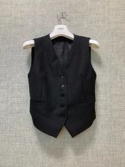 専用【新品タグ付き】Plage VIS LINEN VEST ベスト ジレ黒36 専用【新品タグ付き】Plage VIS LINEN VEST ベスト ジレ黒36 - メルカリ
