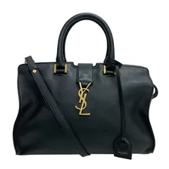 SAINT LAURENT/サンローラン/ベイビーカバス/2way/ショルダーバッグ/レザー/ブラック/FC3609のサムネイル