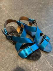 marniネイビー クロスストラップ コンフォートサンダル サイズ35.5