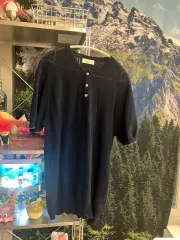 ソールLEE ヘンリーネックTシャツ ネイビー L