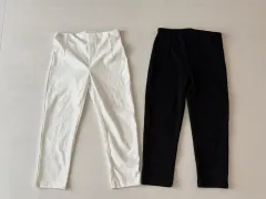 ZARA ブラック＆白 パンツ まとめ