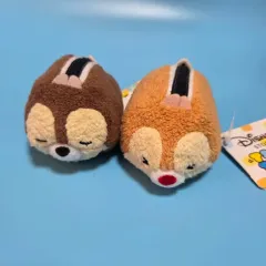ディズニー キャラクター 漫画 グッズ ポンポン ぬいぐるみ ソップ ツムツム チップアンドデール セット