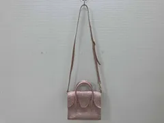 Carving Tribes カービングトライブズ レザーハンド装飾 レザーハンドバッグ ／ ショルダーバッグ2way ピンク 通年