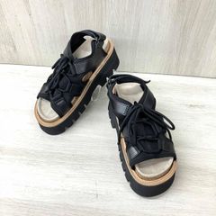 美品 トリッペン 36 NEPAL グルカサンダル グラディエーター ブラック