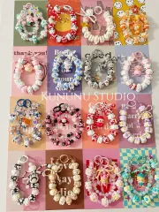 POP MART POP BEAN スマートフォン ホルダー ビーズ ストラップ キーホルダー Labubu(ラブブ） DIMOO（ディムー） MOLLY Skull Panda(スカルパンダ)