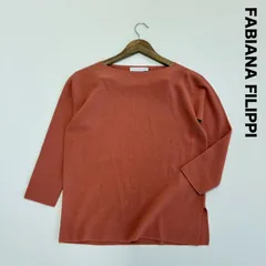 ファビアナフィリッピ☆ボクシーニット テラコッタ ボートネックのサムネイル