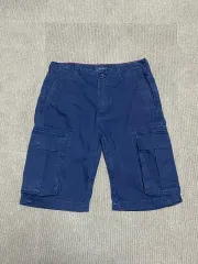 GAP ネイビー カーゴ ハーフ パンツ J02063