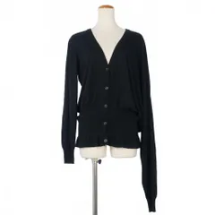 エムエムシックス メゾンマルジェラ MM6 Maison Margiela 17SS アシンメトリー ニット カーディガン M 黒 ブラック S32HA0451のサムネイル