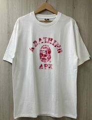 早い者勝ち A BATHING APE ホワイト Tシャツ - メルカリ