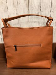 極美品✨GIBO ジボ シュリンクレザー ハンドバッグ 日本製 キャメル 