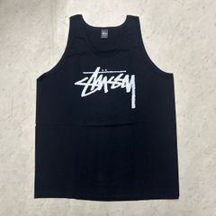 STUSSY】 ノースリーブ タンクトップ ブラック Sサイズ - メルカリ